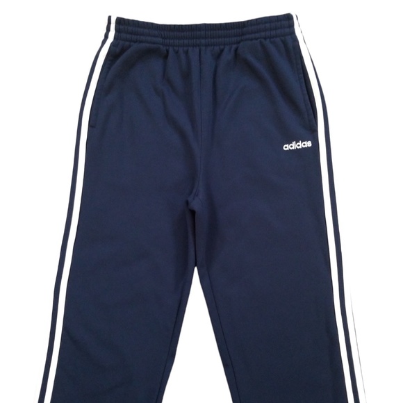 Adidas 3-Stripe Kid's Navy Athletic Pants Size Xlarge (Kids) - Picture 2 of 11
